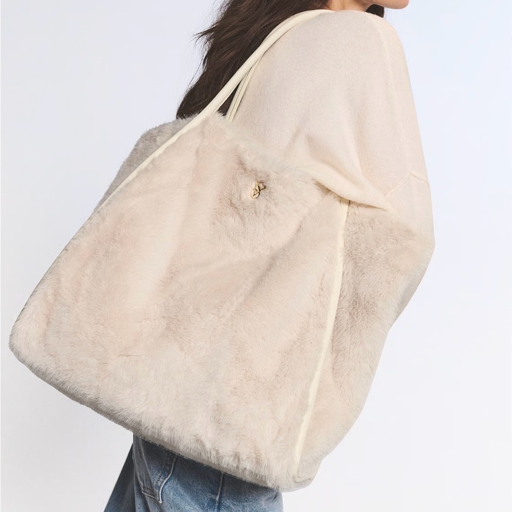 Victoria’s Secret faux fur tote